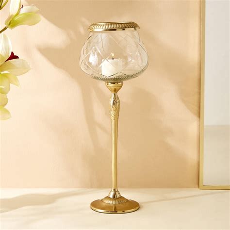 Buy Hoovu Frida Glass Candle Holder from Home Centre at just INR 1599.0