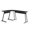 Buy L-Shaped Desk Computer Corner Desk Modern Reversible Divided Into 2 ...