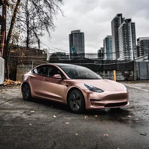Rose Gold Car