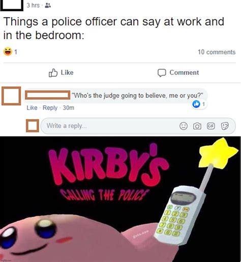 Kirby’s calling the police, oh wait - Imgflip