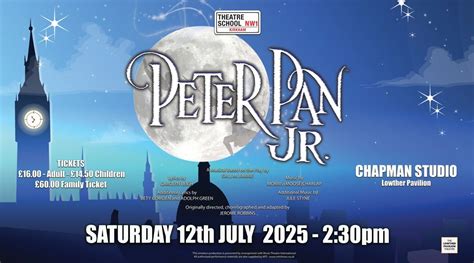 Peter Pan Jr, The Lowther Pavilion Theatre & Gardens, Lytham St Annes ...