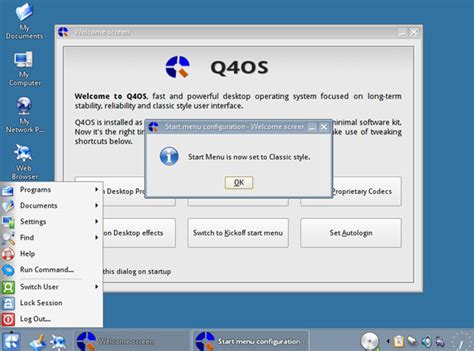 Image result for Q4OS Trinity Network Connection