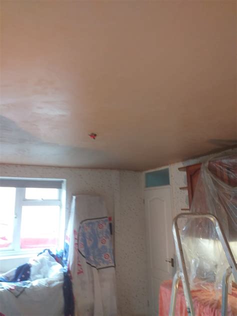 Plastering Over ARTEX Ceiling 的图像结果