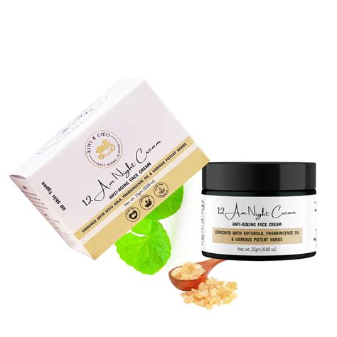 Kiwi & Coco 12 A.M Night Face Cream - Anti Aging Cream | All Skin Types ...