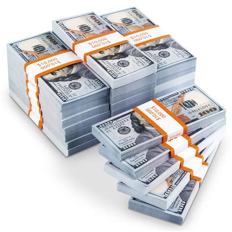 Buy Fake Money That Looks Real 500 PCS, Movie Prop Money 100 Dollar ...