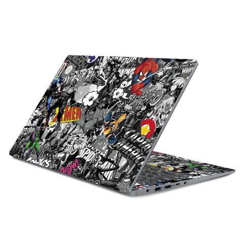 Shop Superheroes Sticker Bomb Laptop Skin for Lenovo | Buy Online Now ...