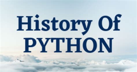 Complete History of Python 的图像结果