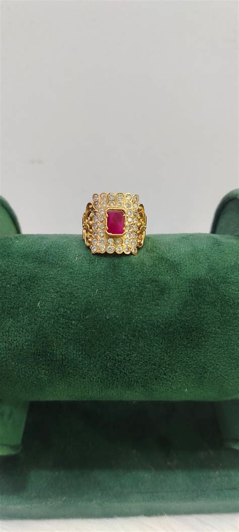 Pure panchaloham unpolished mens maharaja ring – Paanchajanya Jewels