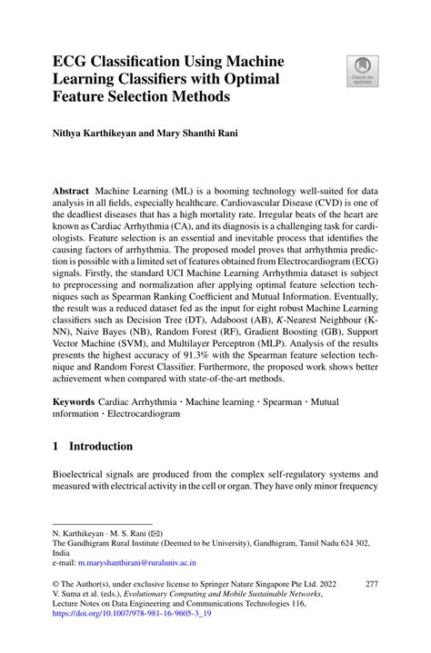 ECG Classification Using Machine Learning 的图像结果