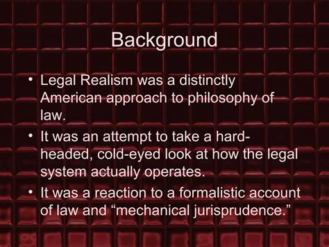 Legal realism | PPS