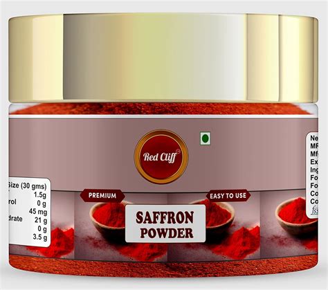 Red Cliff World's Finest Mongra Saffron/Kesar Powder (A+++Quality) For ...