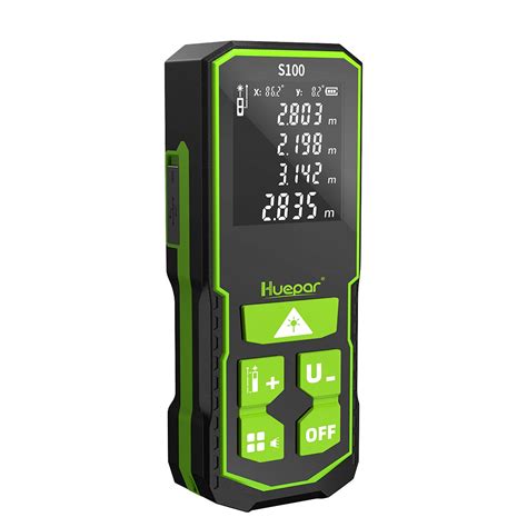 Huepar Laser Distance Measure 328Ft with Rechargeable Battery&Dual ...
