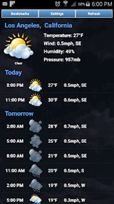 Local Weather App 的图像结果