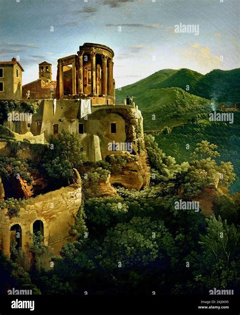 The Temple of Vesta in Tivoli by Jean-Joseph-Xavier Bidauld (1758-1846 ...