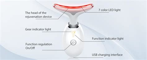 ENLIWISH Red Light Therapy for Face, 7 Color LED Skin Rejuvenation for ...