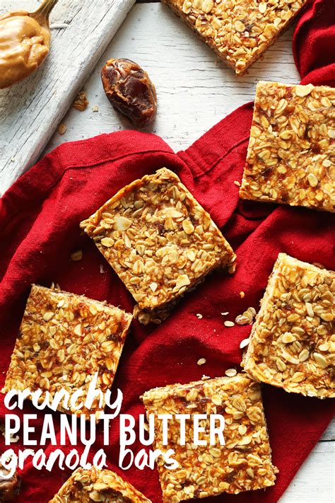 Peanut Butter Granola Bars | Minimalist Baker Recipes