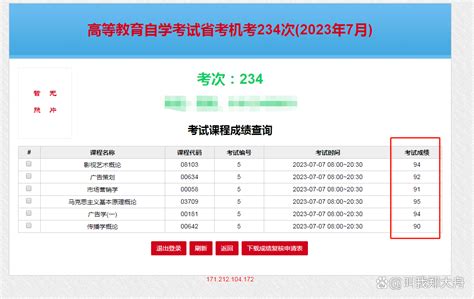 查成绩！四川小自考 2023年7月校考成绩公布汇总