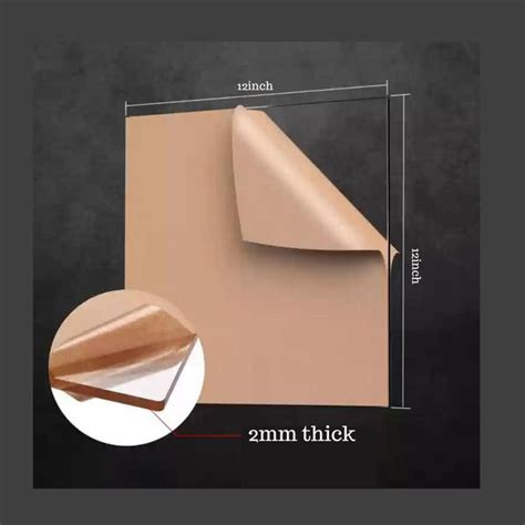 12*12 inch Acrylic Sheet 2mm thick - 1pc/pack – Crafteroof
