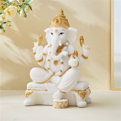 Buy Dhayana Polyresin Ganesha Figurine from Home Centre at just INR 1499.0