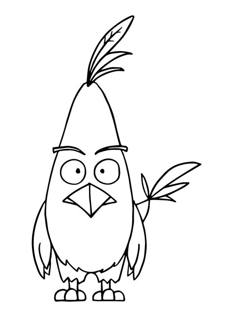 20+ Chuck (Angry Bird) Coloring Pages - Free Printable PDF & Online ...