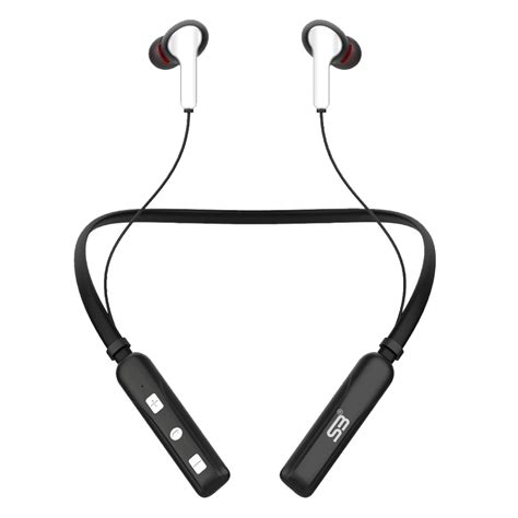 SB wireless SB55 neckband, 40Hrs playback IPX5 Water Resistant Magneti ...