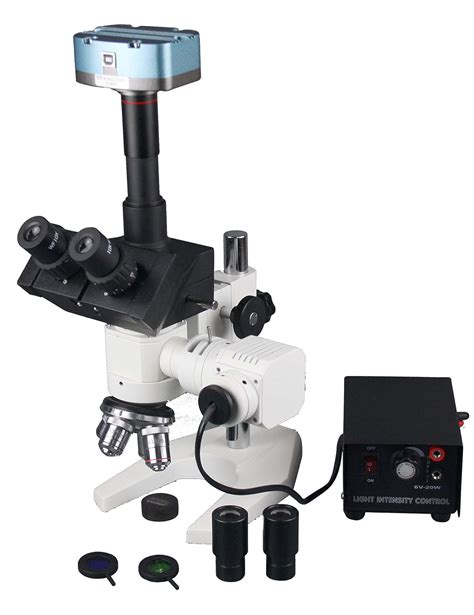 Radical 1200x Trinocular Metallurgy Microscope w 10Mp USB Camera ...