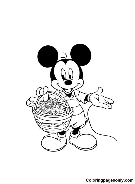 Mickey Mouse Coloring Pages