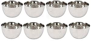 Buy Alatka Stainless Steel Bowl Katori, Serving Dishes, Tableware, 150 ...