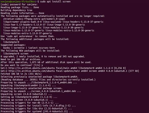 Image result for Screen Command Linux Bash