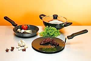 Buy Usha Shriram Aluminium Lowres, 2 Pieces, Black (pack of 2) Online ...