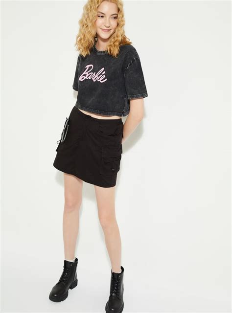 Buy ALAYA F x URB_N Women Barbie Print Crop T-shirt Online at just Rs ...