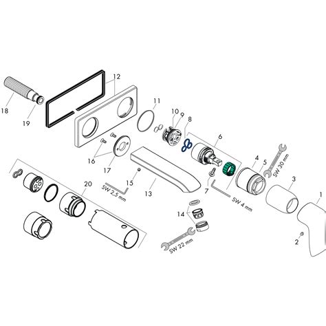 hansgrohe Washbasin mixers: Metris, Single lever basin mixer for ...