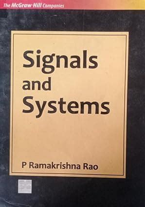 Buy Signals And Systems By P Ramakrishna Rao (Second Hand & Used Book ...