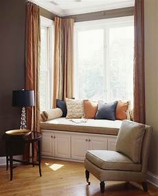 Window Seat Curtains by How To Solve The Curtain Problem When You Bay Windows Window Seat Curtains