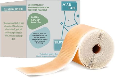 GABZ Silicone Scar Tape Roll, Scar Silicone Strips, Reusable ...
