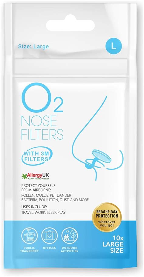 Protego O2 O2 Nose Filters with 3M Filtration | Allergy Relief, India ...