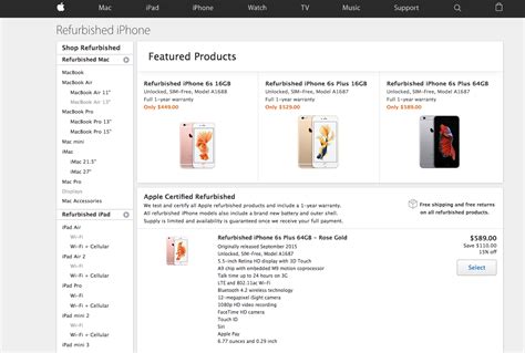 Apple Refurb Store 的图像结果