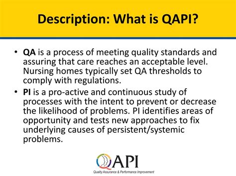 Image result for QAPI Examples for Nursing Home