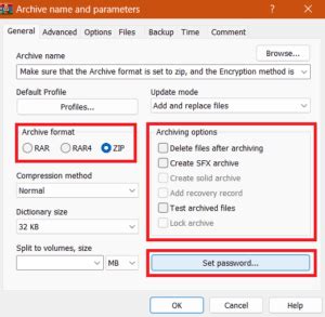 Image result for Encrypt a ZIP File