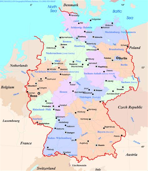 Image result for Map of Germany