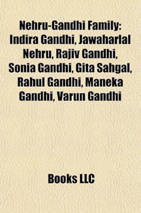 Amazon.in: Buy Nehru-Gandhi Family: Indira Gandhi, Jawaharlal Nehru ...