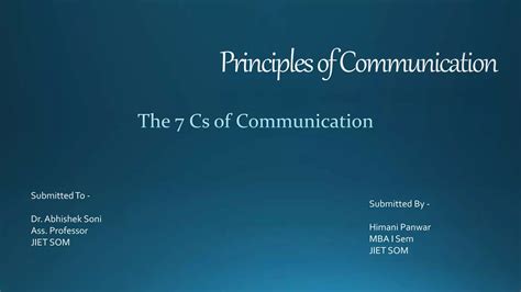 Image result for What Is Principles of Communication