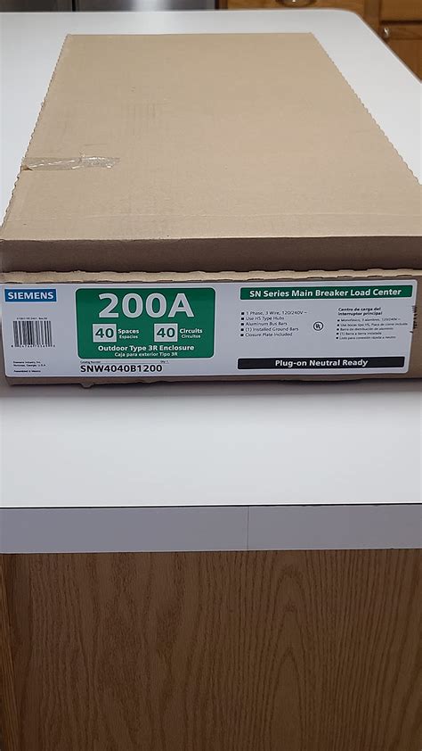 Buy SIEMENS200 Amp Space 40-Circuit Main Breaker Load Center Outdoor ...