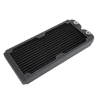 ASHATA Copper Radiator, 240mm Water Cooling Radiator with G1/4 Thread ...