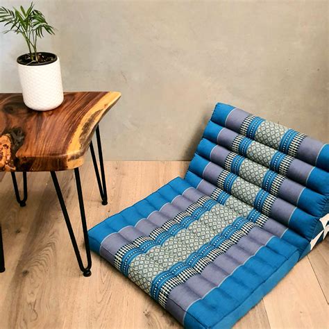 [Mango Trees] Fordable 1 Fold Floor Cushion Thai Triangular Pillow Sofa ...