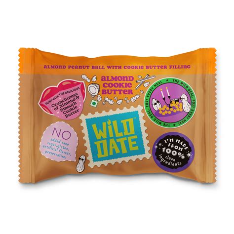 Wild Date 135g Hunger Busters | Almond Peanut Ball With Cookie Butter ...
