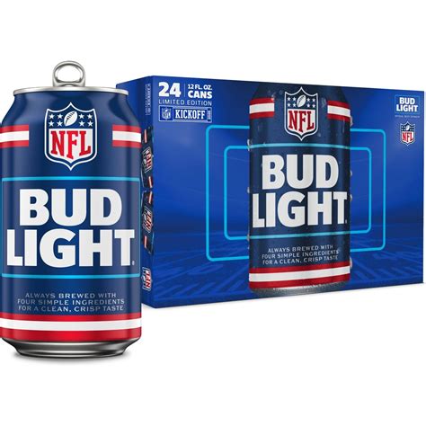 Bud Light American Lager Beer Cans, 24 pack, 12 oz | Joe V's Smart Shop ...