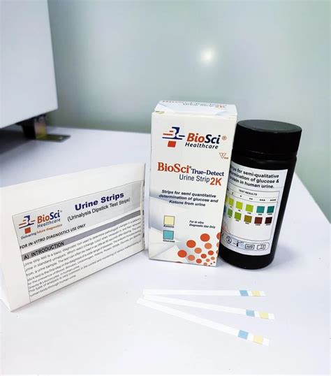 Urine Strips - Biosci 2P Urine Strip Manufacturer from Bhopal