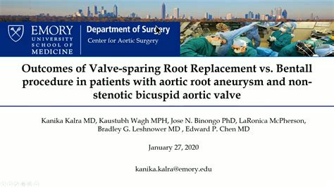 Outcomes of Valve-Sparing Root Replacement versus Traditional Bentall ...