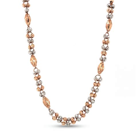 Two-Tone Daily Wear Gold Bead Chain – Stylish Bead Pattern – Pachchigar ...